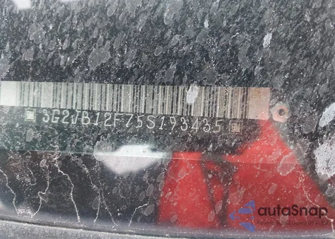 2005 Pontiac Sunfire z USA, uszkodzony, nr VIN 3G2JB12F75S193435